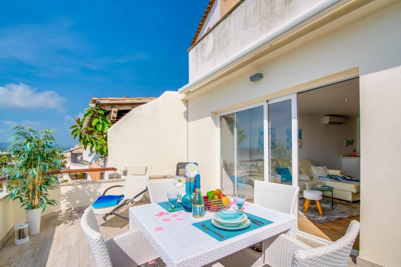 Ideal Property Mallorca - Blue Attic Beach อัลกูเดีย ภายนอก รูปภาพ