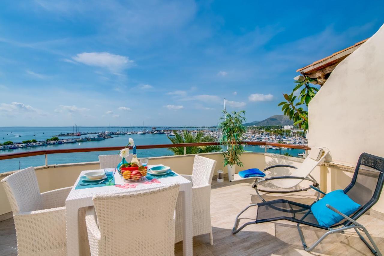 Ideal Property Mallorca - Blue Attic Beach อัลกูเดีย ภายนอก รูปภาพ