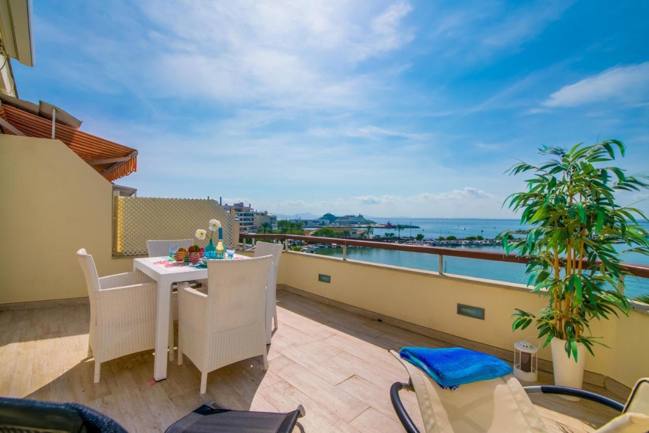Ideal Property Mallorca - Blue Attic Beach อัลกูเดีย ภายนอก รูปภาพ