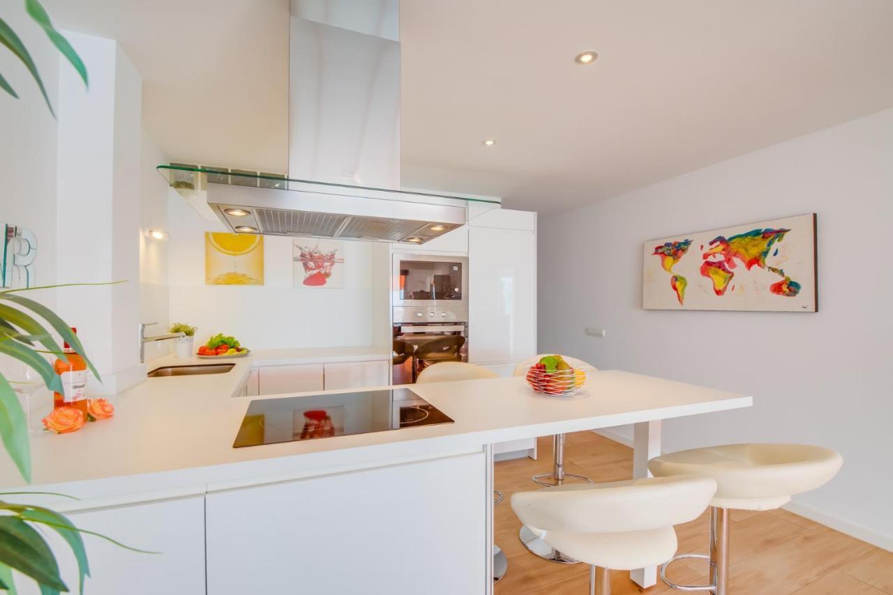 Ideal Property Mallorca - Blue Attic Beach อัลกูเดีย ภายนอก รูปภาพ